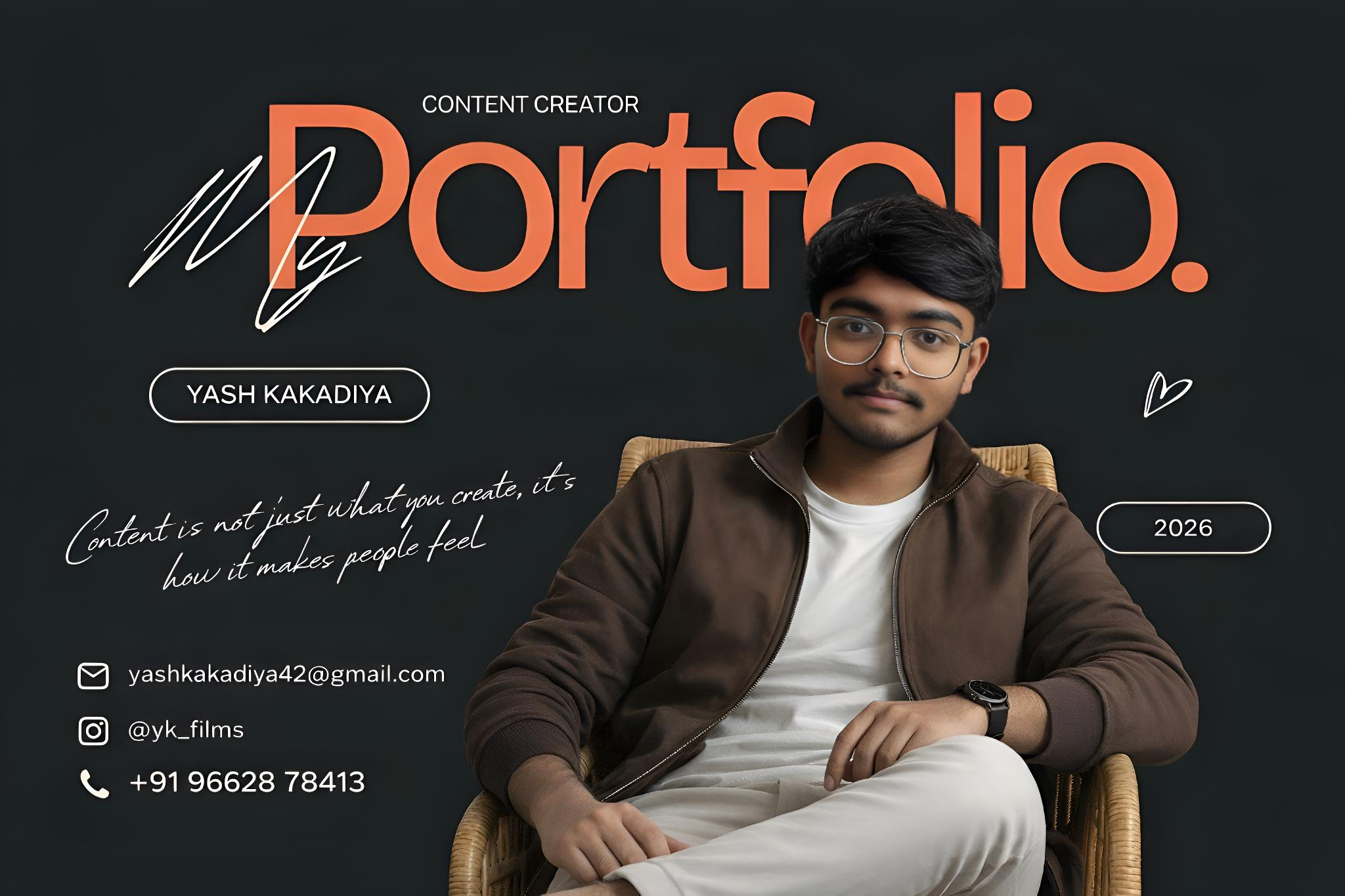 YASH KAKADIYA - Portfolio 2026